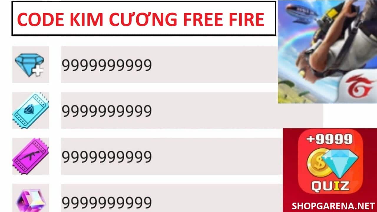 Code Kim Cuong Free Fire