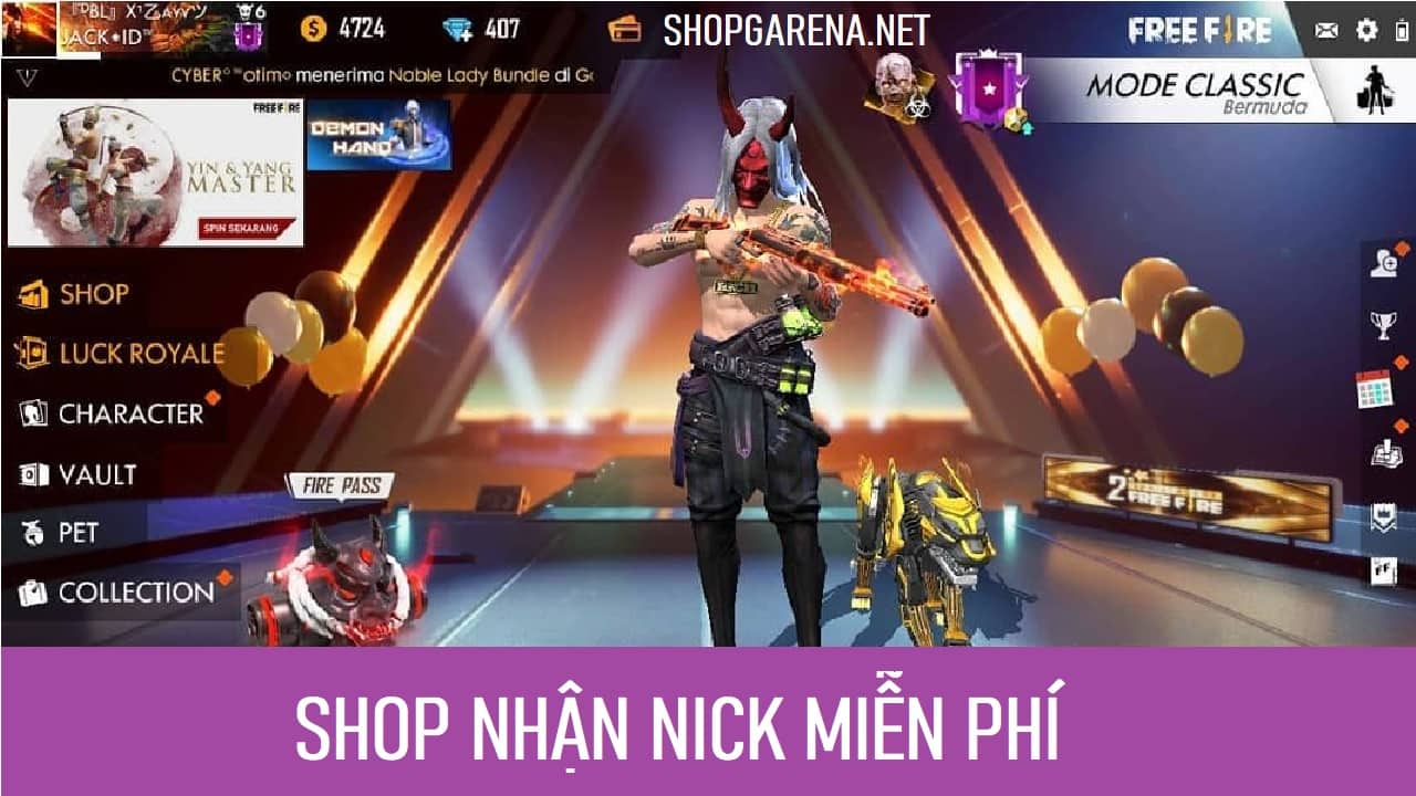 Shop Nhan Nick Mien Phi