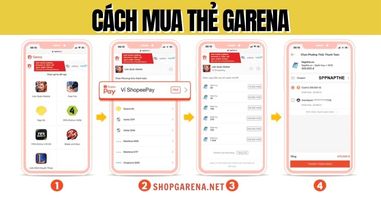 Cach Mua The Garena