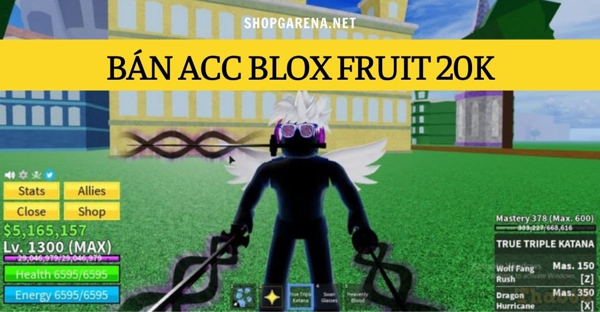 Bán Acc Blox Fruit 20k