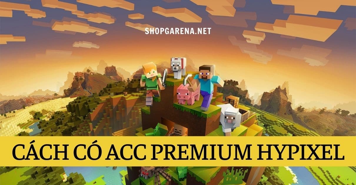 Cách Có Acc Premium Hypixel