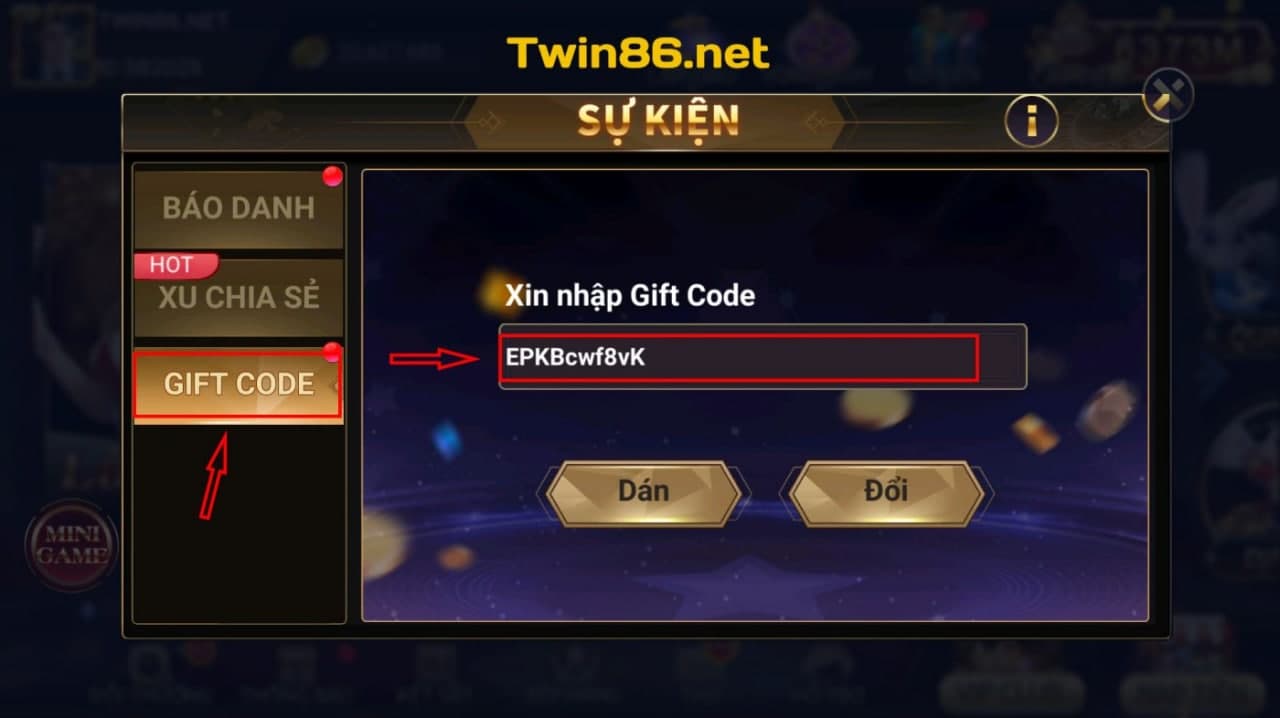 Cách Nhập Code Twin