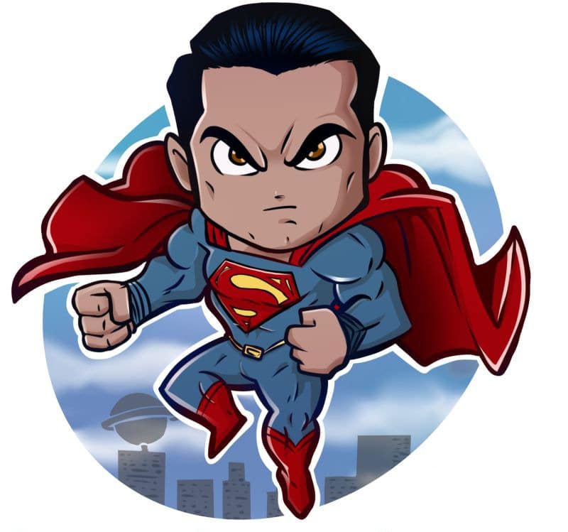 Mô Hình Superman Chibi