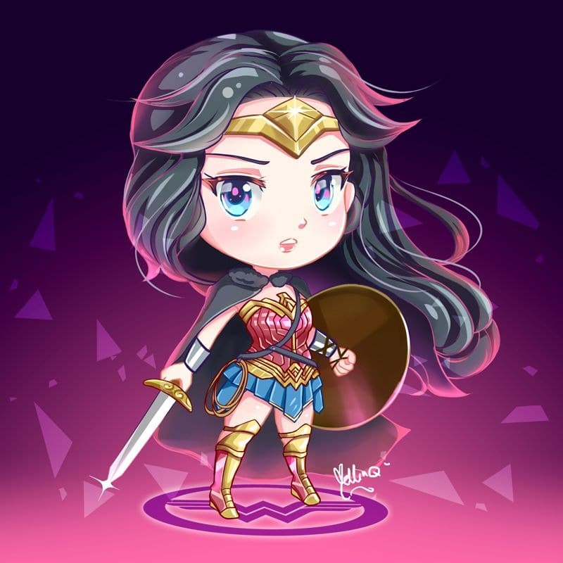 Avatar Wonder Woman chibi mới nhất