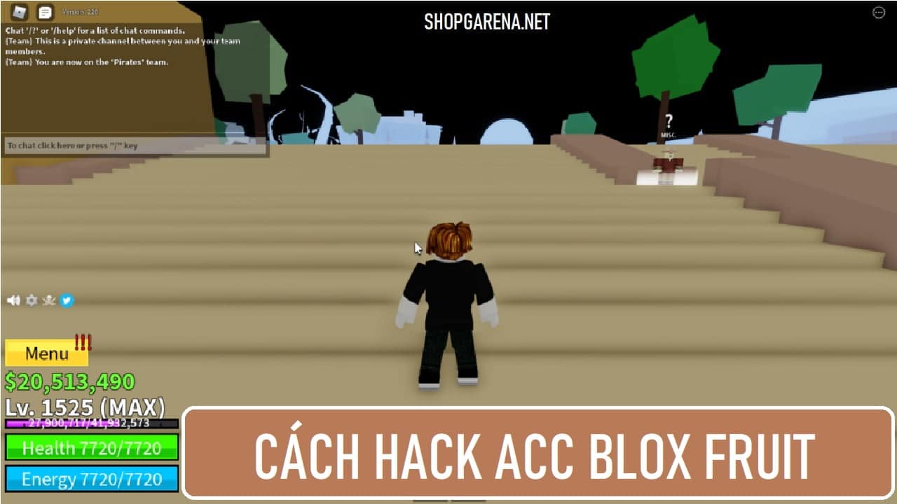 Cách Hack Acc Blox Fruit