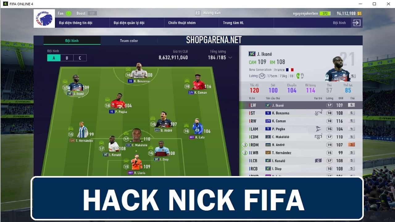Hack Nick Fifa
