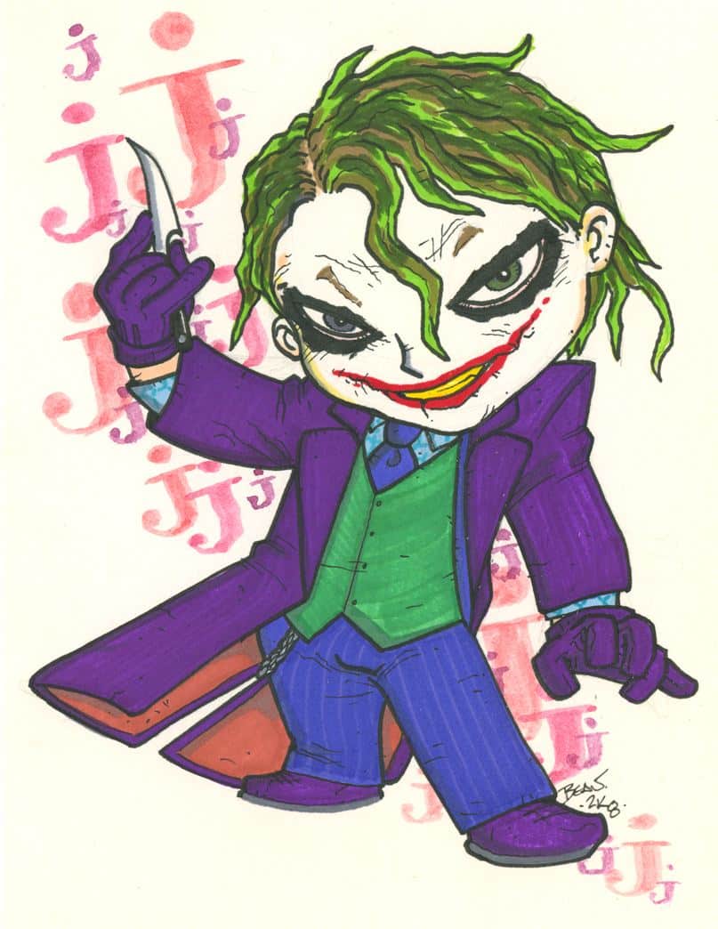 Hình Joker chibi