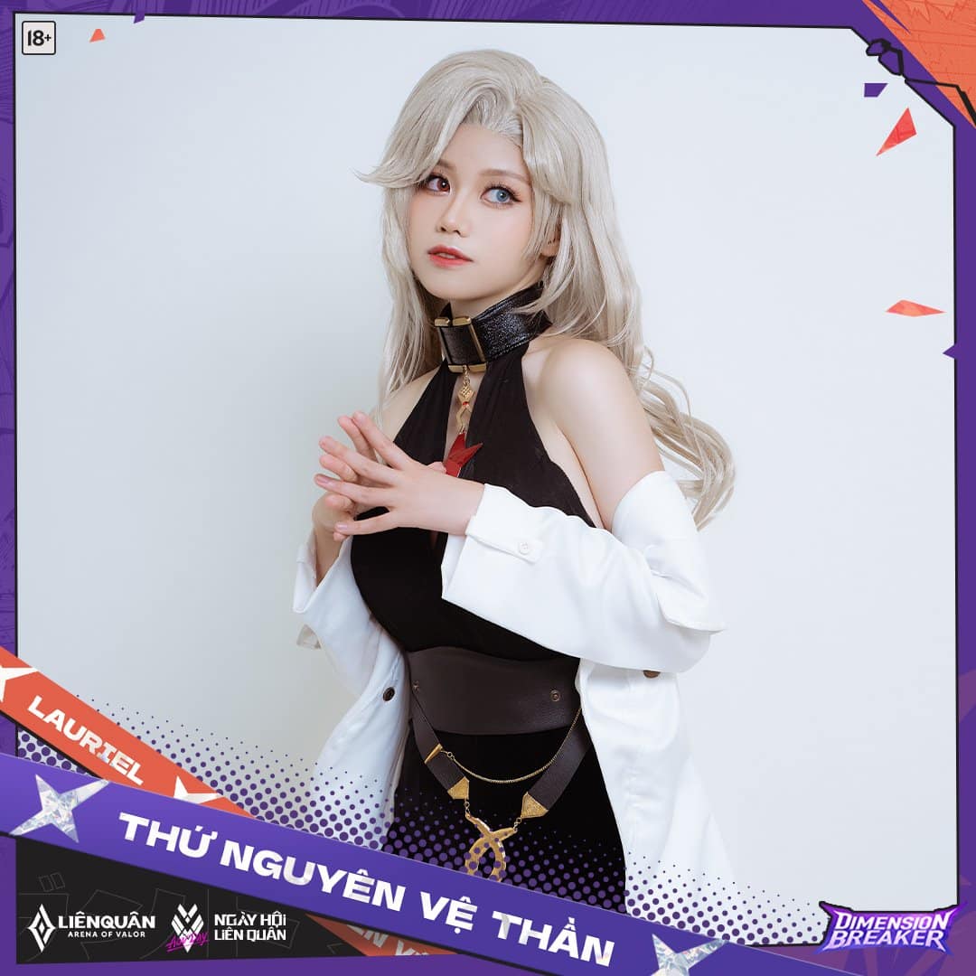 Hình Lauriel Thứ nguyên vệ thần full HD cosplay