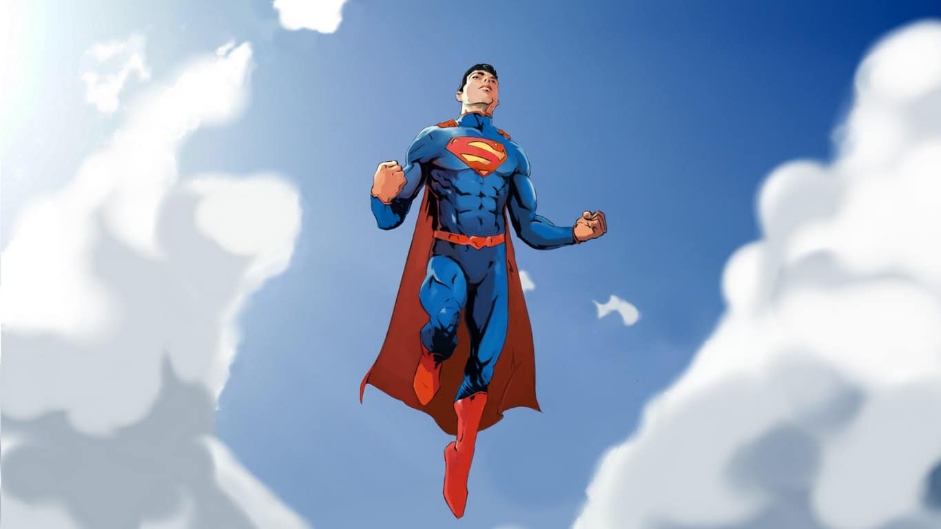 Hình Superman bay