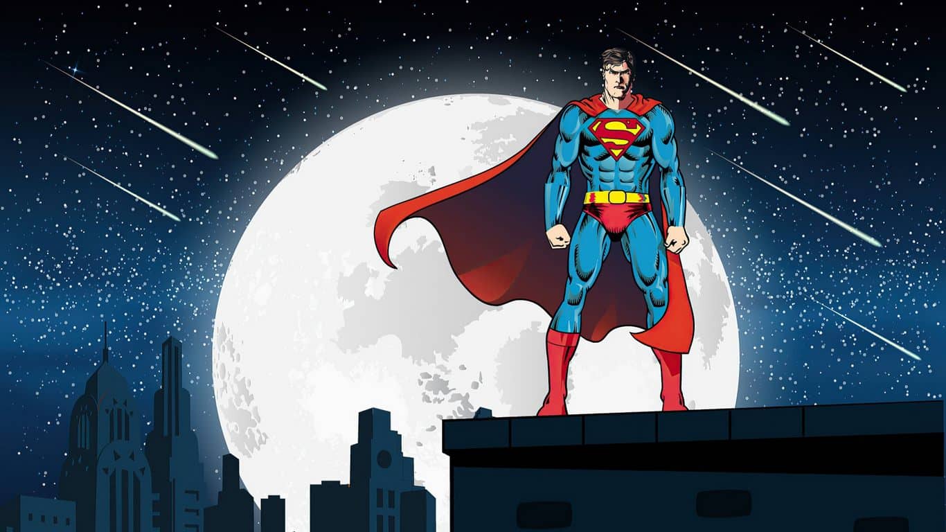 Hình Superman hoạt hình