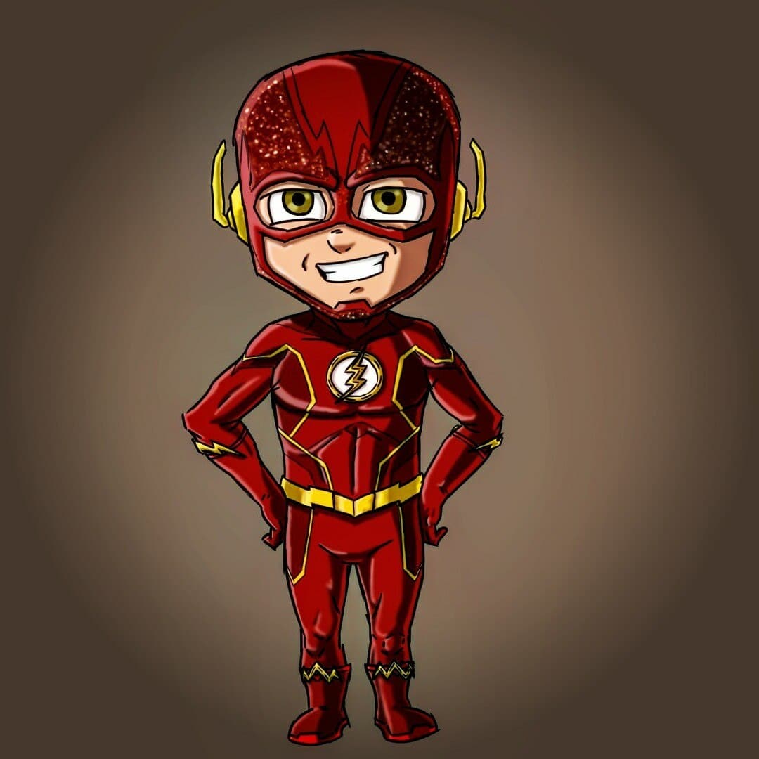 Hình The Flash chibi đẹp nhất
