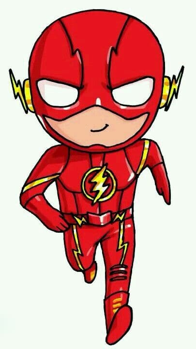 Hình The Flash chibi