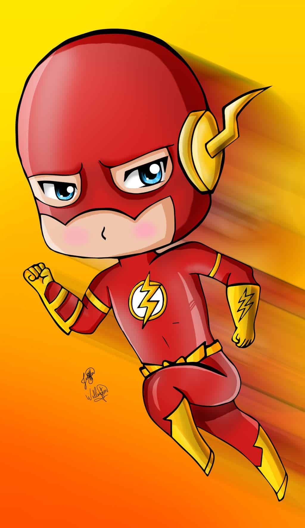 Hình The Flash cute dễ thương