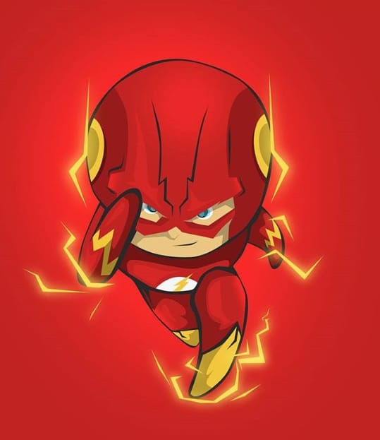 Hình The Flash cute mới nhất