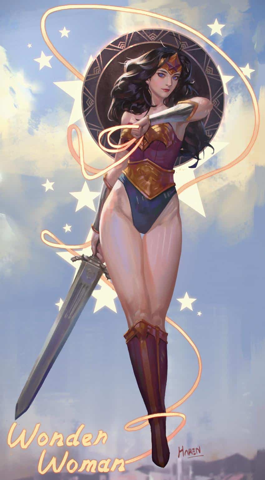 Hình Wonder Woman anime