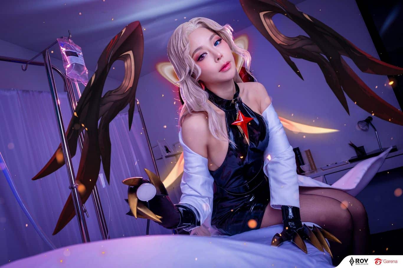 Hình nền Lauriel Thứ nguyên vệ thần 4K cosplay