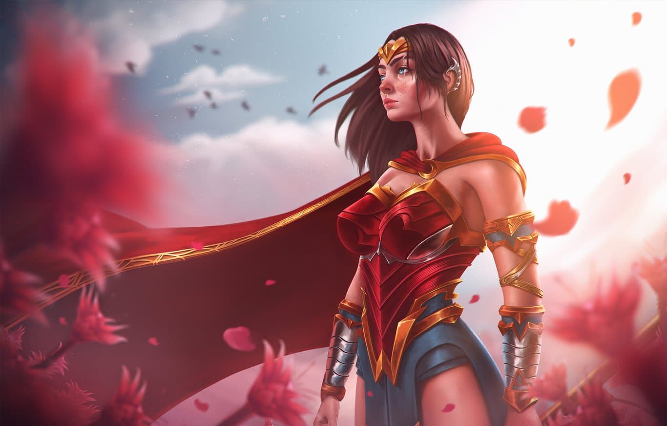 Hình nền Wonder Woman cho máy tính 3D