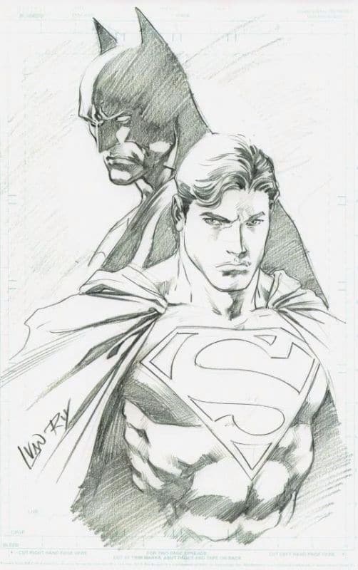 Hình vẽ Superman Liên Quân đơn giản