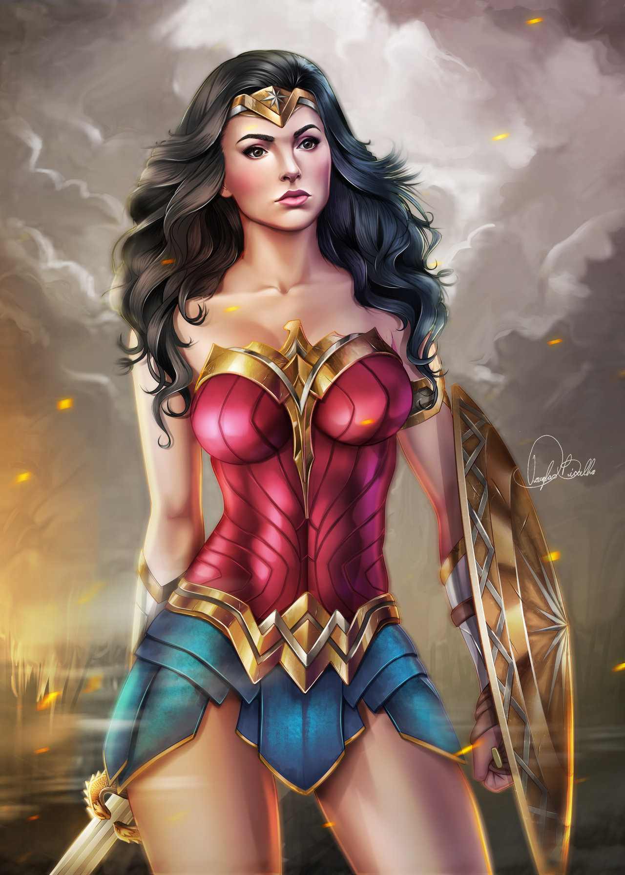 Những hình Wonder Woman Liên Quân đẹp nhất 3D