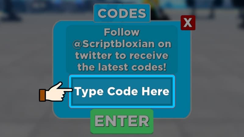 Điền chính xác mã code vào ô trống Type Code Here.