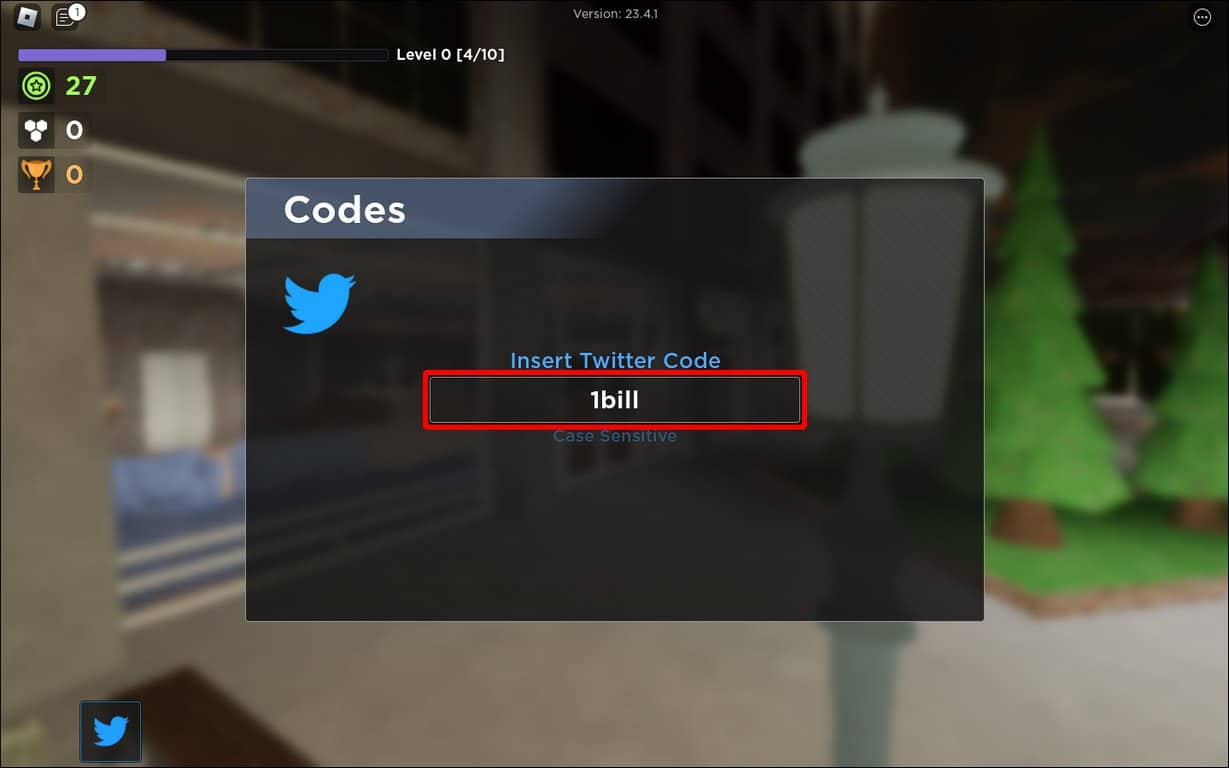 Điền mã gifttcode mà bạn có vào ô trống.