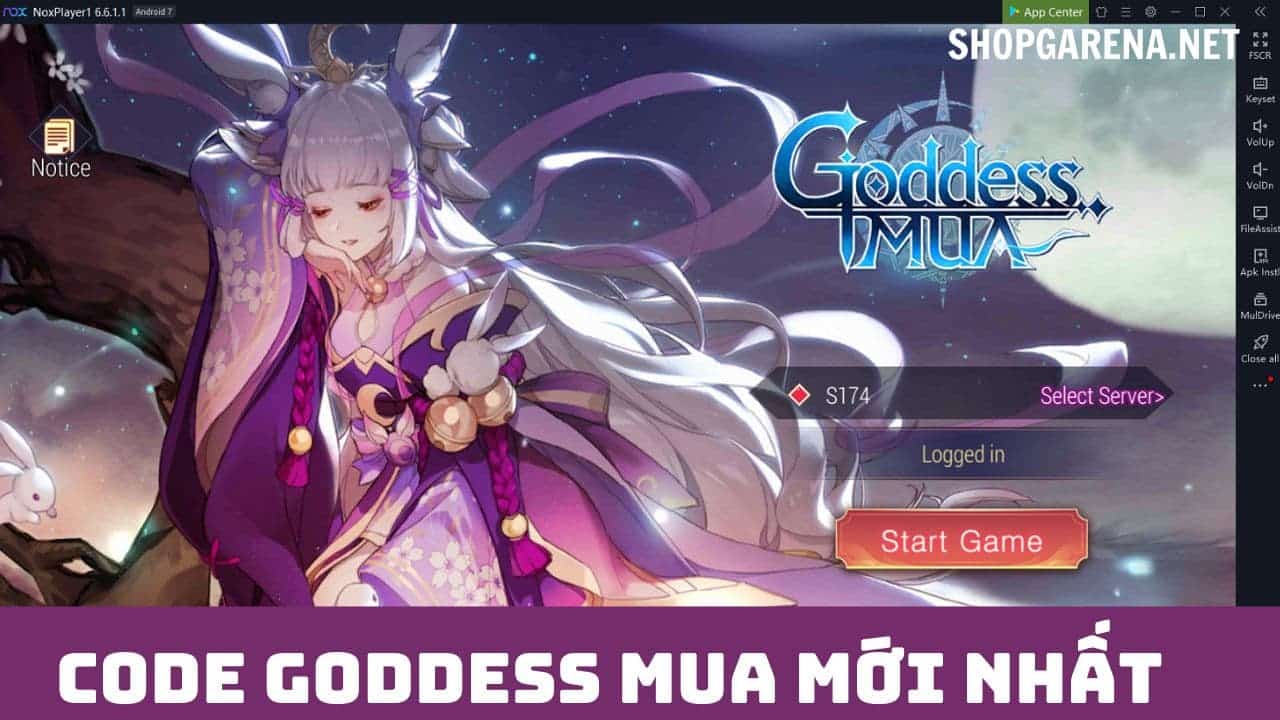 Code Goddess Mua Mới