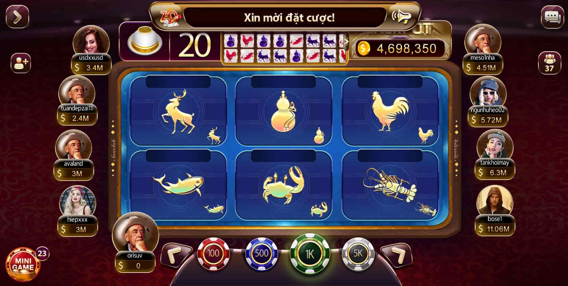 Cổng Game Zowin