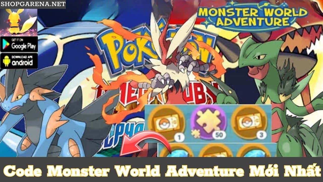 Code Monster World Adventure Mới Nhất