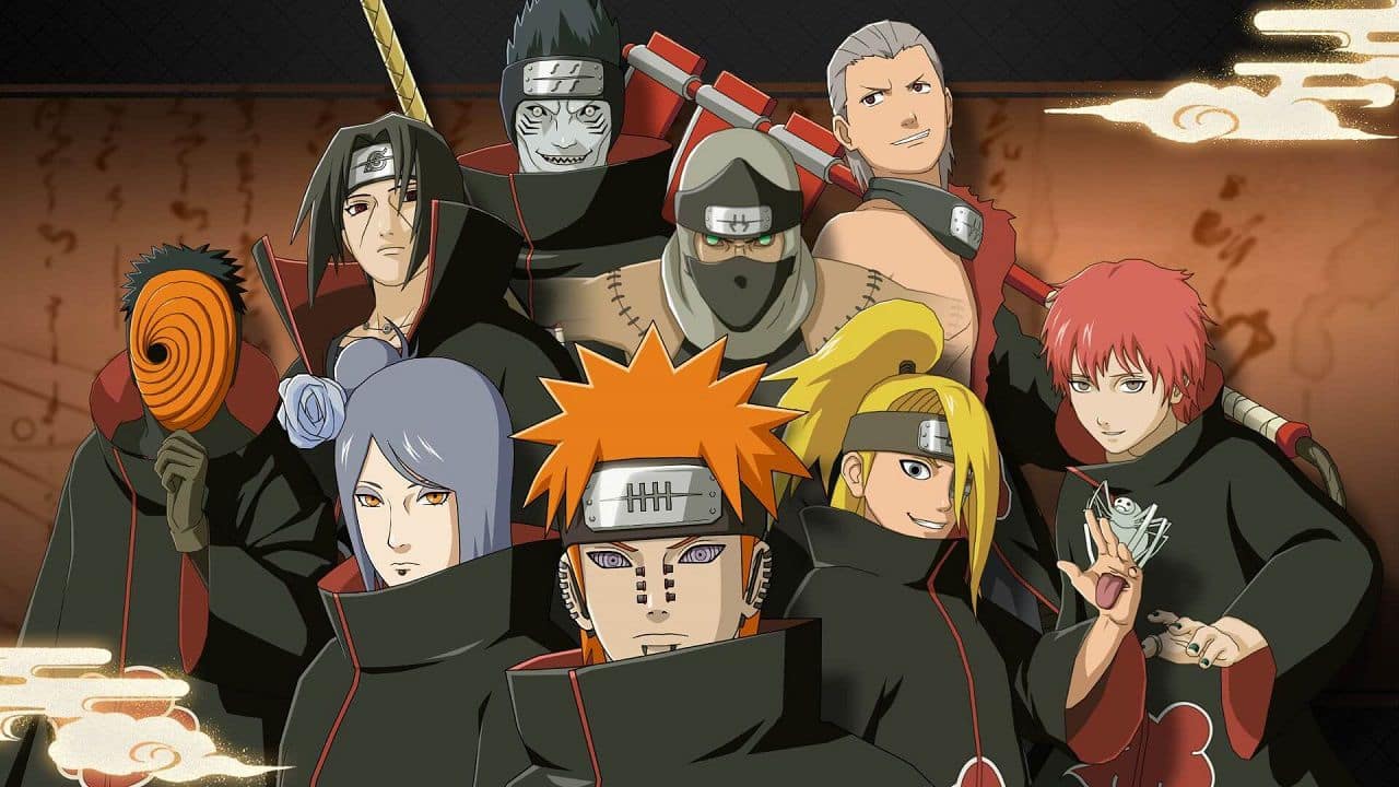 Danh sách thành viên Akatsuki trong Naruto