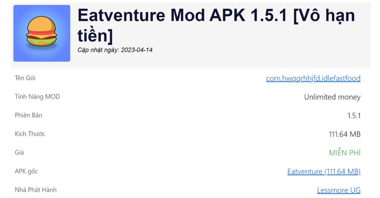 Eatventure Mod APK 1.5.1
