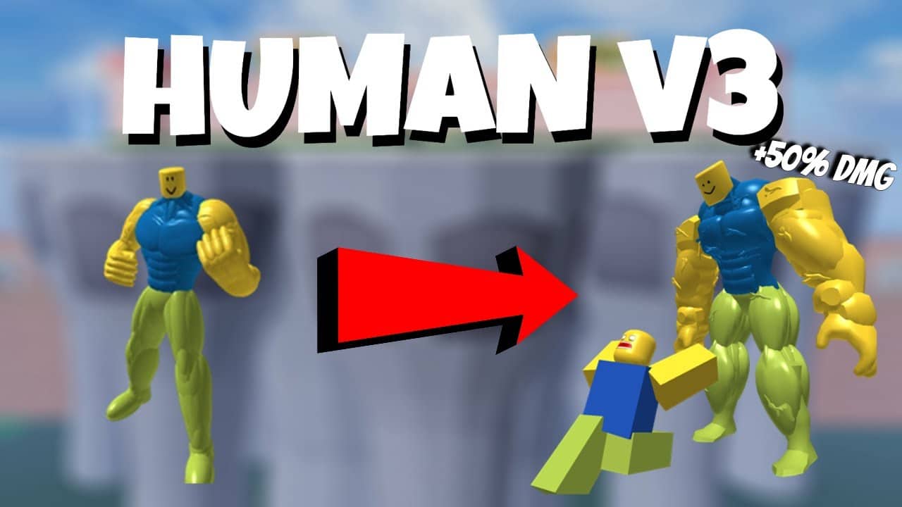 Hình ảnh Human v3 trong trò chơi Blox Fruits