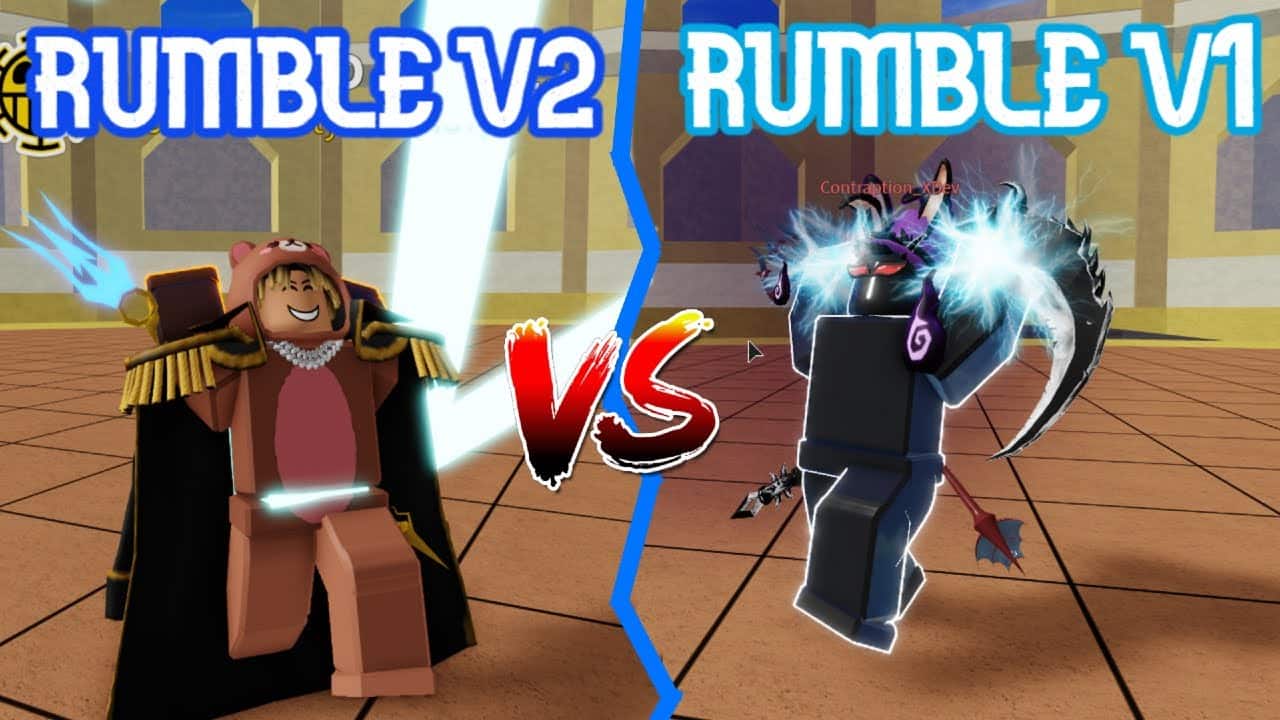 Hình ảnh Rumble Blox Fruit v1 và v2