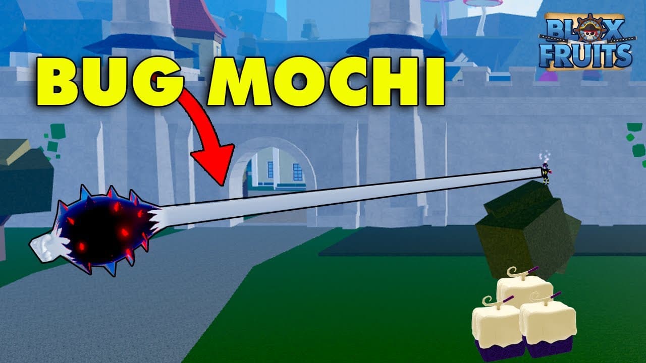 Hình ảnh của trái Mochi trong game Blox Fruit