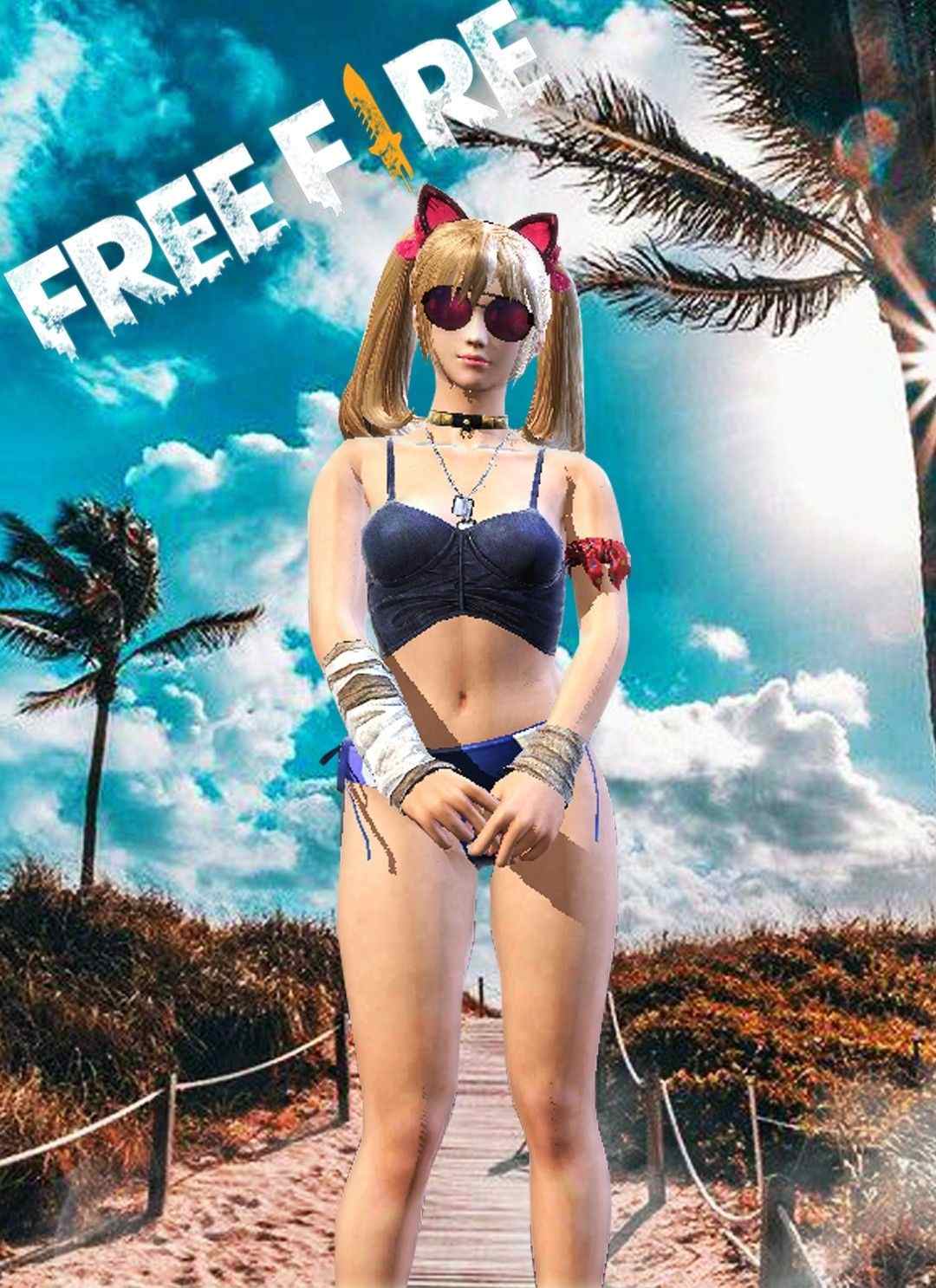 Hình ảnh nhân vật nữ Free Fire mặc bikini đẹp nhất