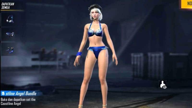 Hình nhân vật nữ Free Fire mặc bikini