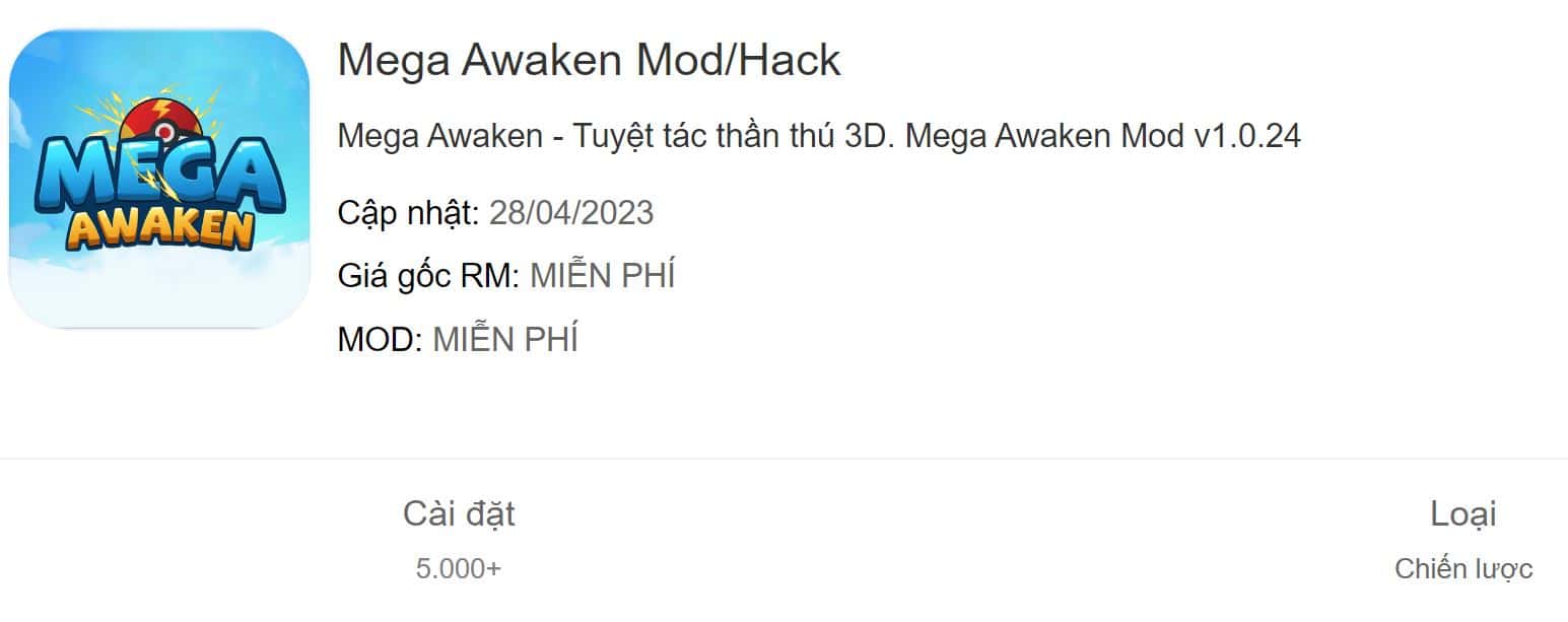 Mega Awaken Mod v1.0.24
