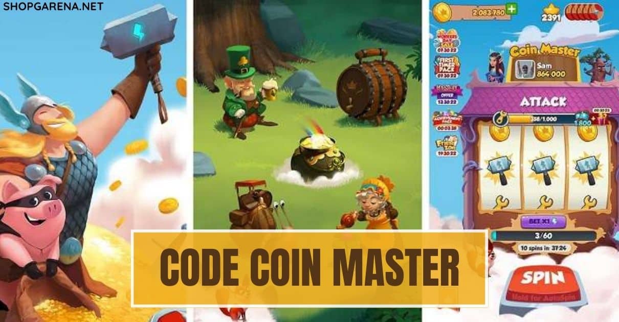 Code Coin Master Free 7/2023❤️️ 1000 Spin Link Coin Master Hôm Nay
