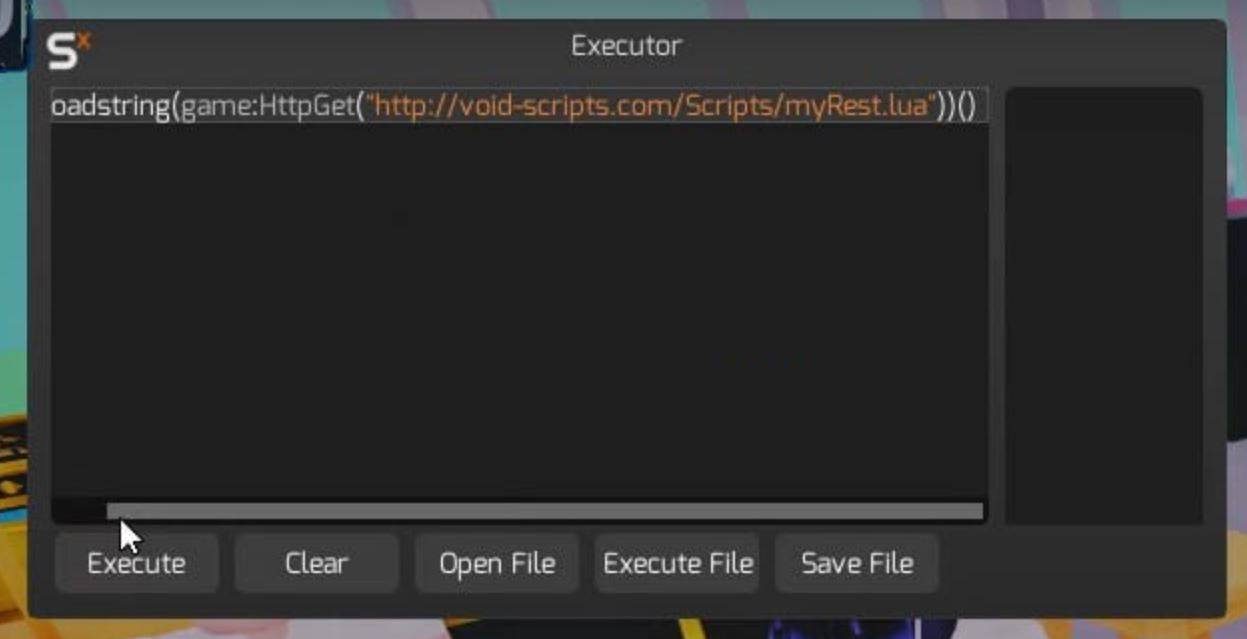 Dán vào Client Hack, rồi nhấn vào Execute để chạy Script.