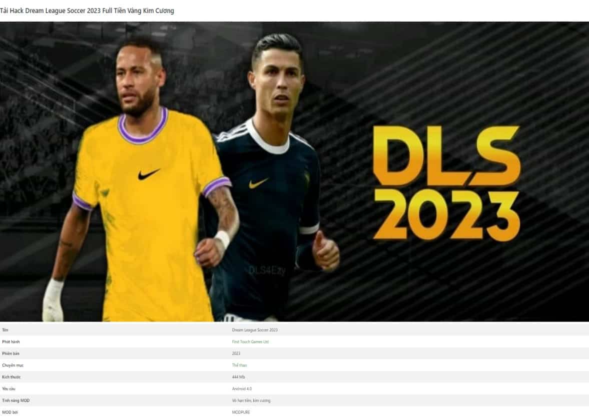 Dream League Soccer 2023 Hack Mod