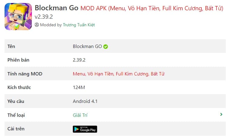 Hack Blockman Go MOD APK