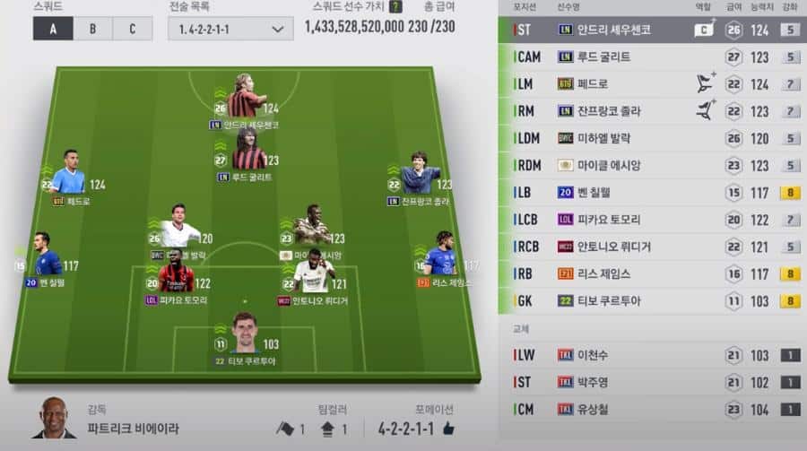Hình đội hình FIFA mobile Hàn Quốc xịn sò