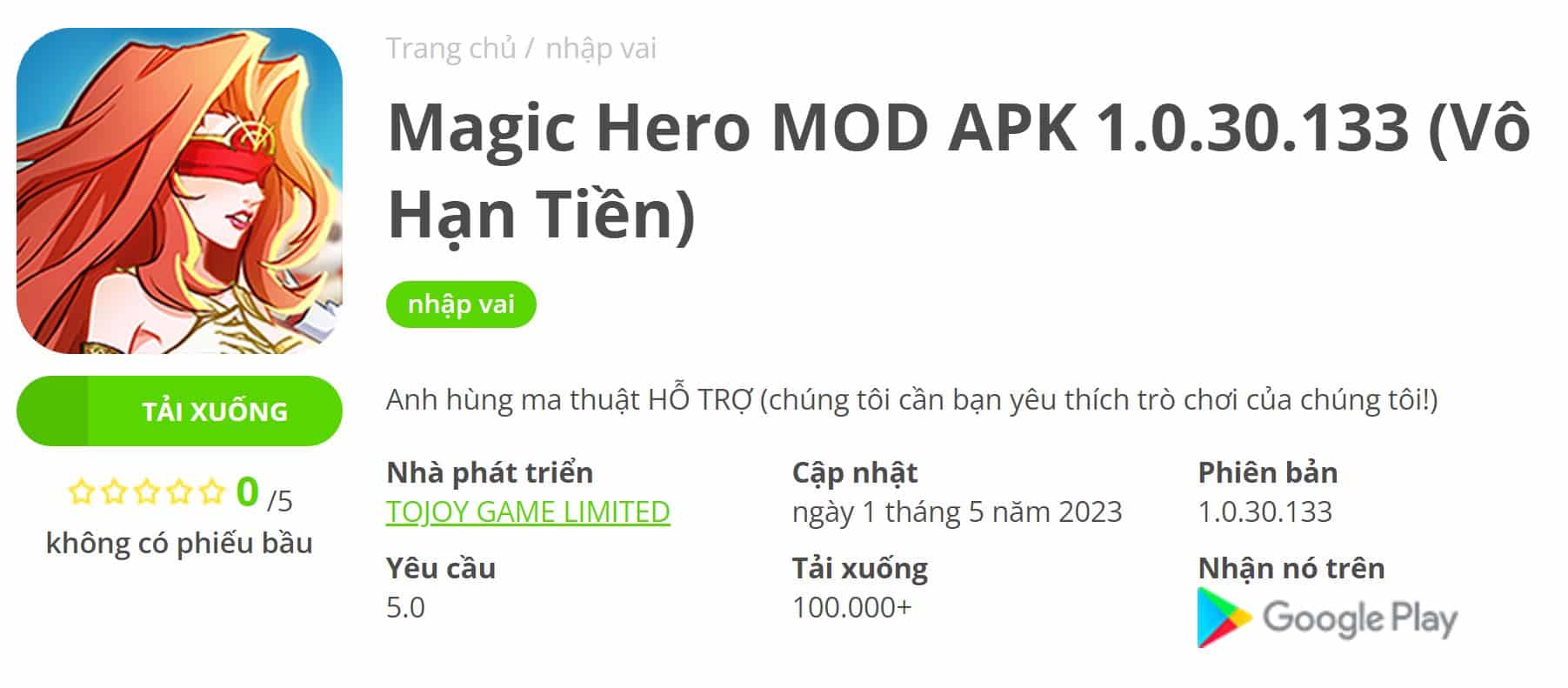 Magic Hero MOD APK 1.0.30.133