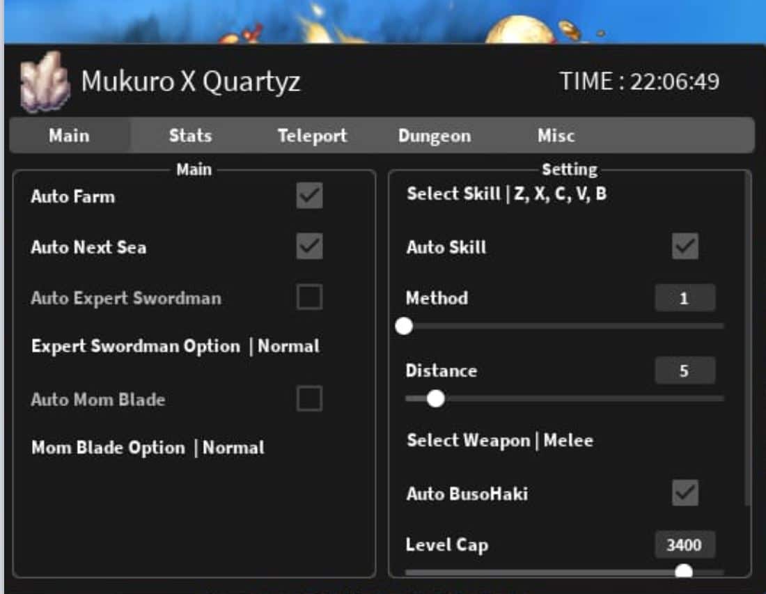 Muruko X Quarty - Hack King Legacy Roblox
