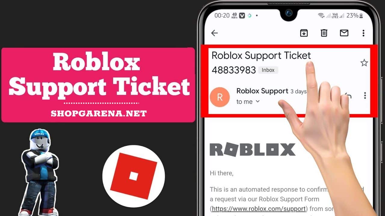 Roblox Support Ticket