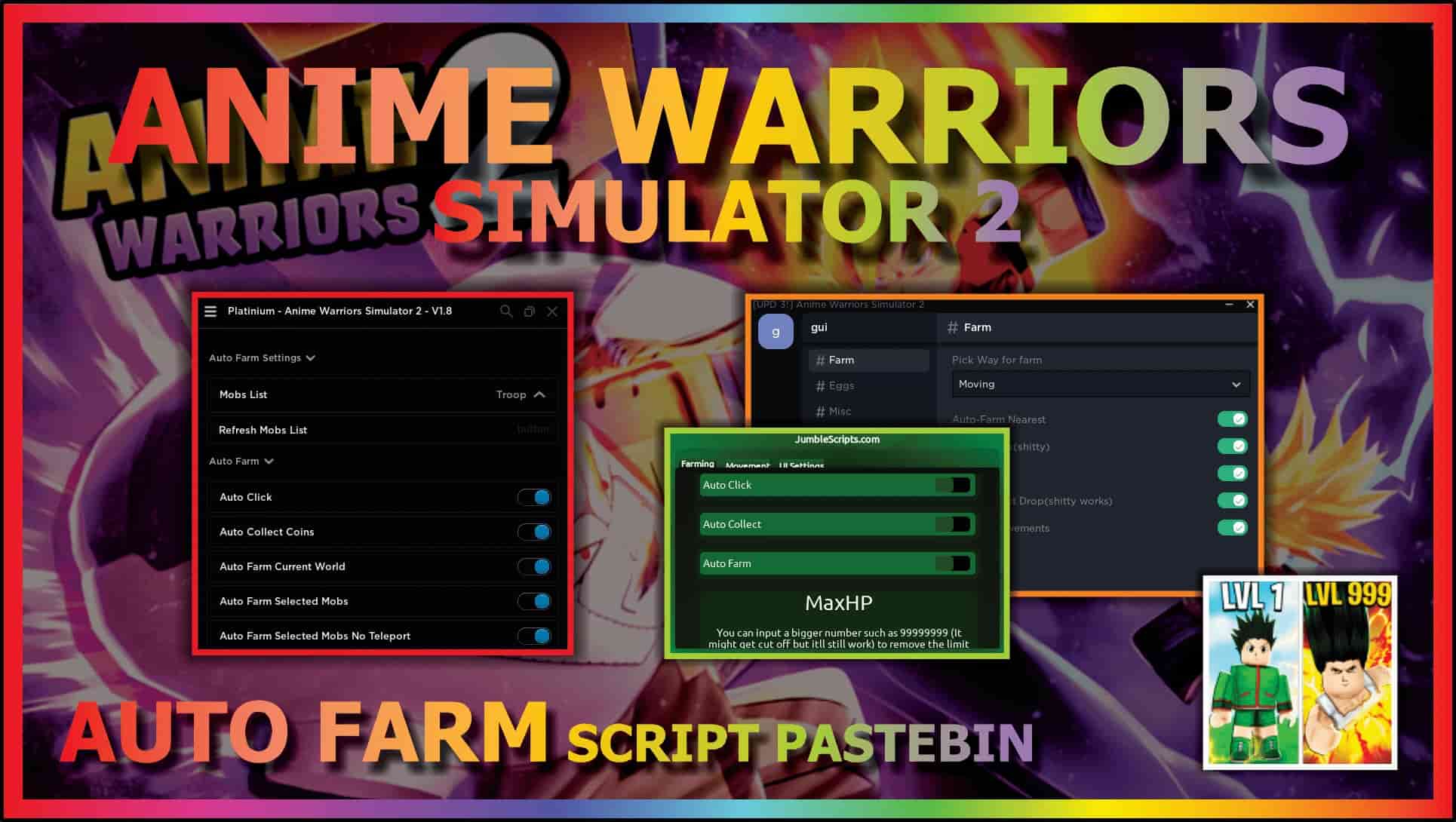 Sử Dụng Script Anime Warriors Simulator 2