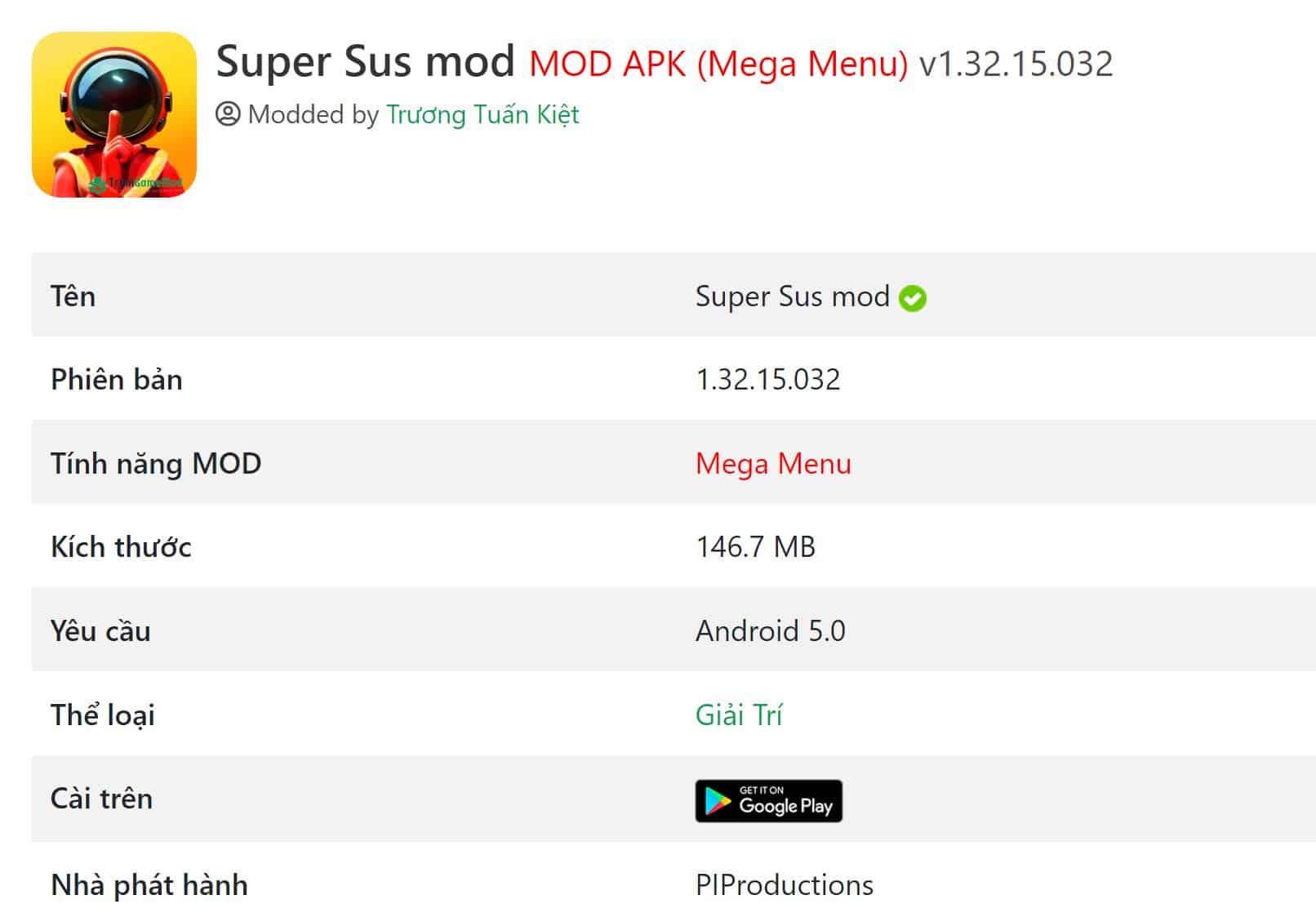 Super Sus MOD APK v1.32.15.032