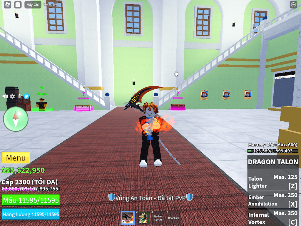 Roblox Blox Fruits Account Lv 2000 Beli 20m+all skillsAwakenFruits True  Triple Katana all acc