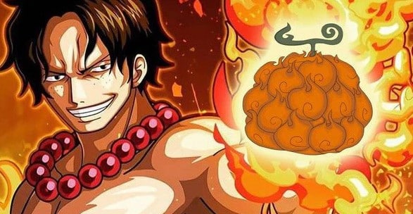 One Piece Ace được thể hiện đẹp tuyệt vời trên hình nền