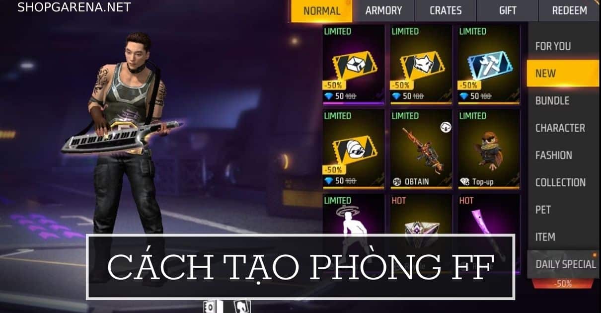 Cách Tạo Phòng FF