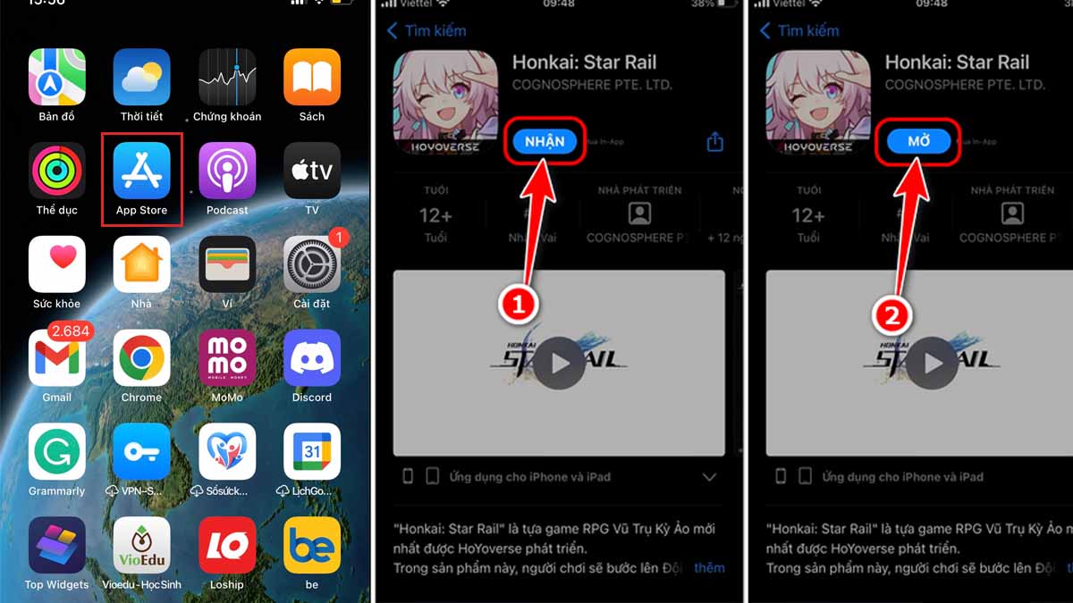 Cách tải Honkai Star Rail trên điện thoại iOS
